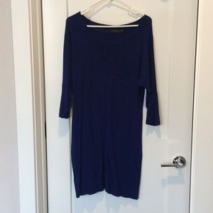 Navy lightweight sweater dress