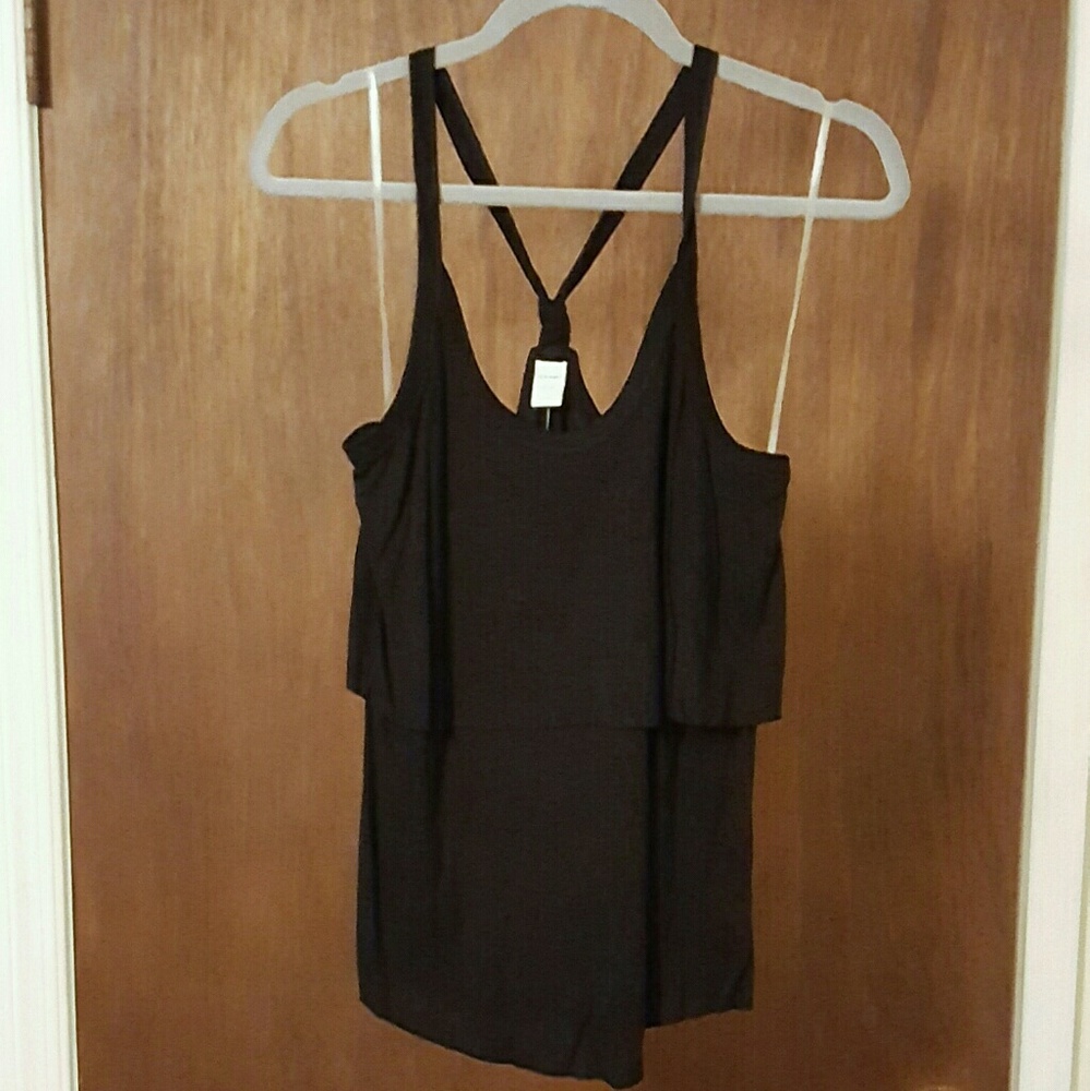 🆕️ Old navy black layered racer back tank small