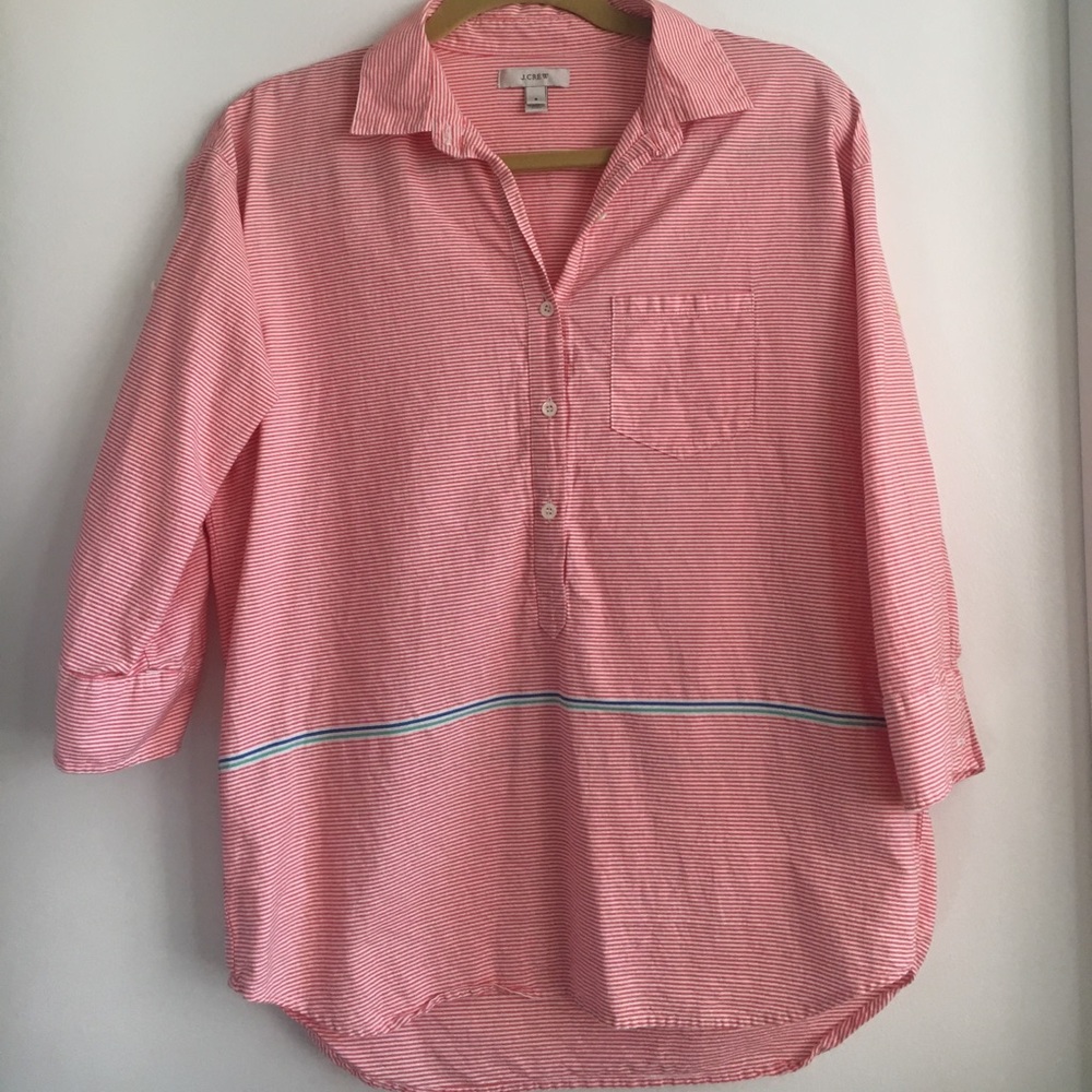 J. Crew Multistripe Popover Tunic