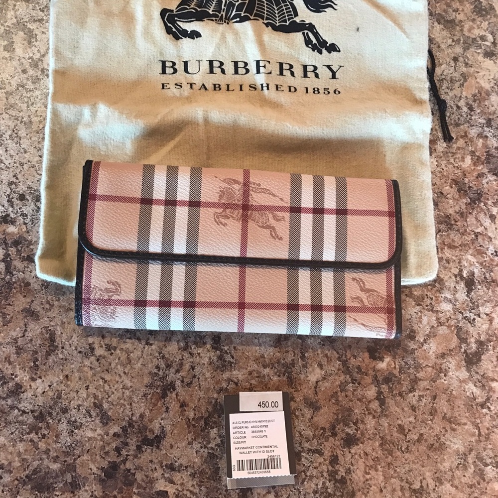 Burberry Haymarket Wallet