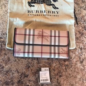 Burberry Haymarket Wallet