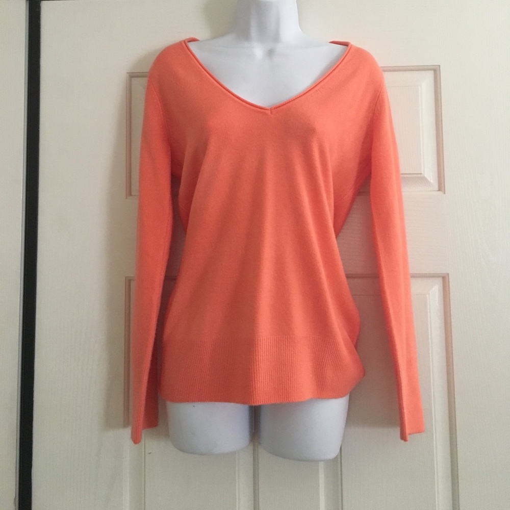 New York & Company Orange Sweater size S