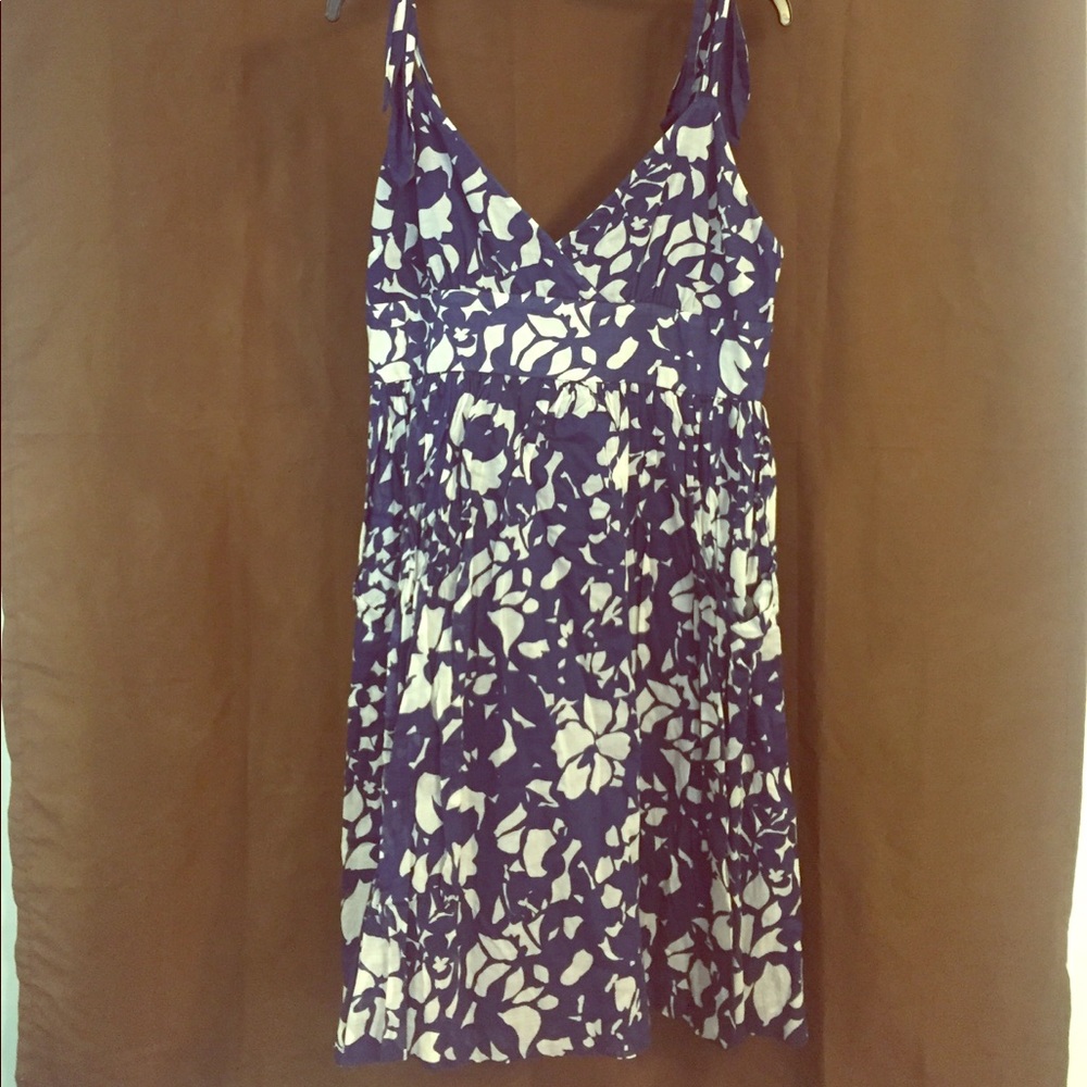 American Eagle floral babydoll tie-strap dress
