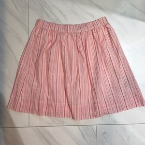 GAP Red Striped Skirt