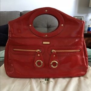 Kate spade red patent leather purse