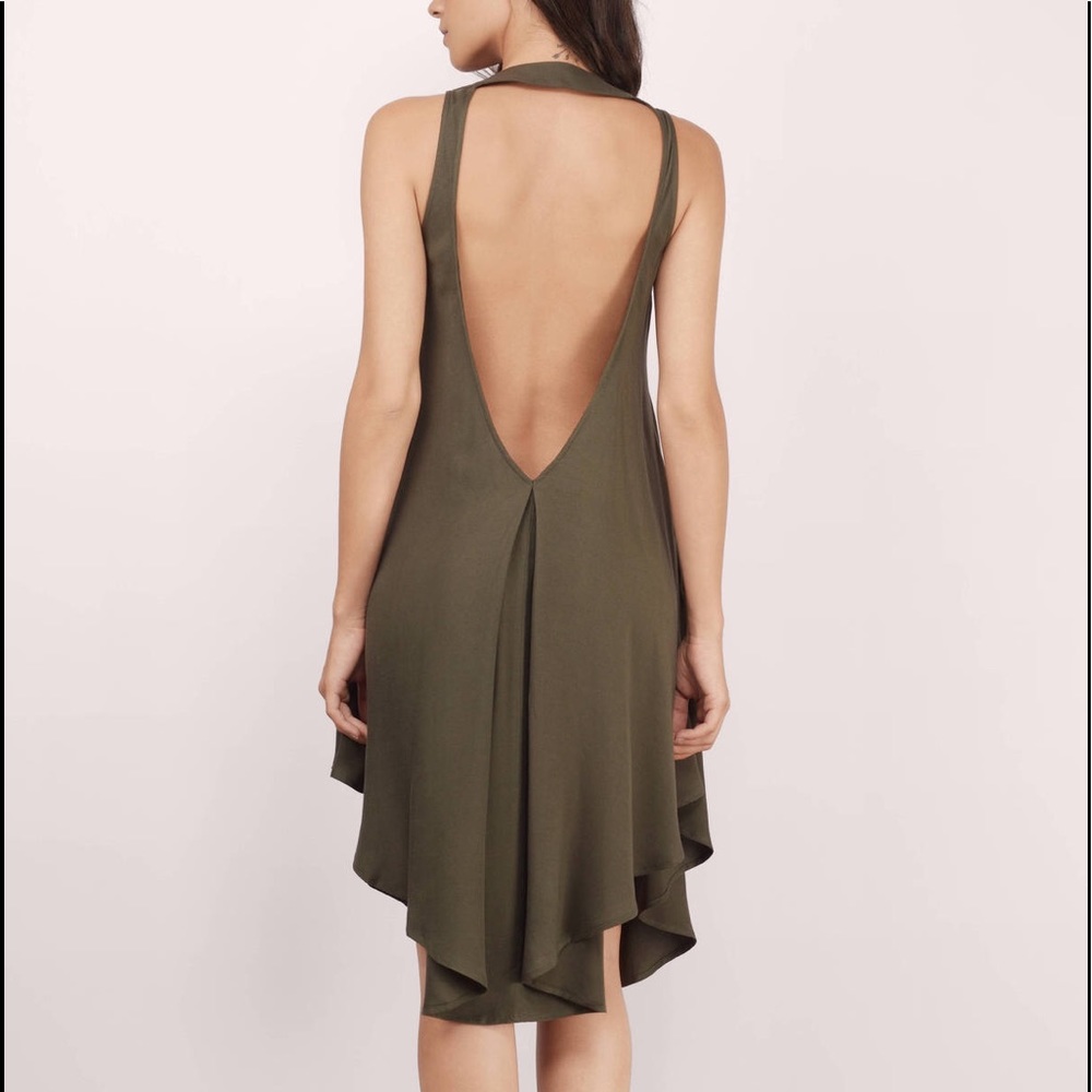 Tobi Midi Open Back Dress