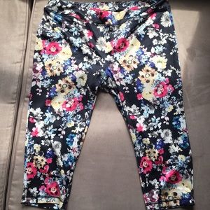 Floral yoga pants