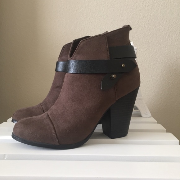 Taupe Booties - Picture 3 of 4