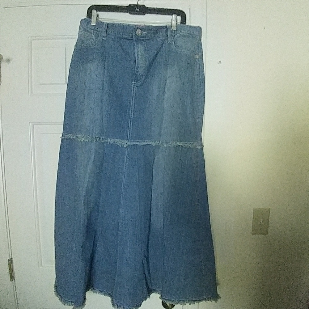 ❤SOLD❤ Long Denim Skirt