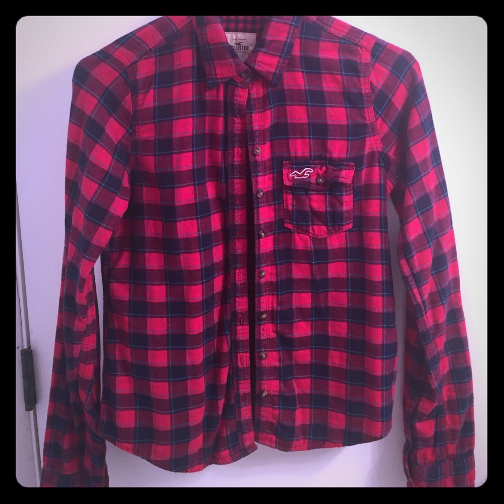 Hollister Flannel Top