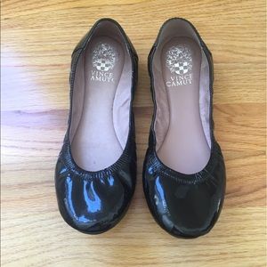 Black Ballet Flats Vince Camuto
