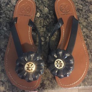 Tory Burch Flower Flip Flops