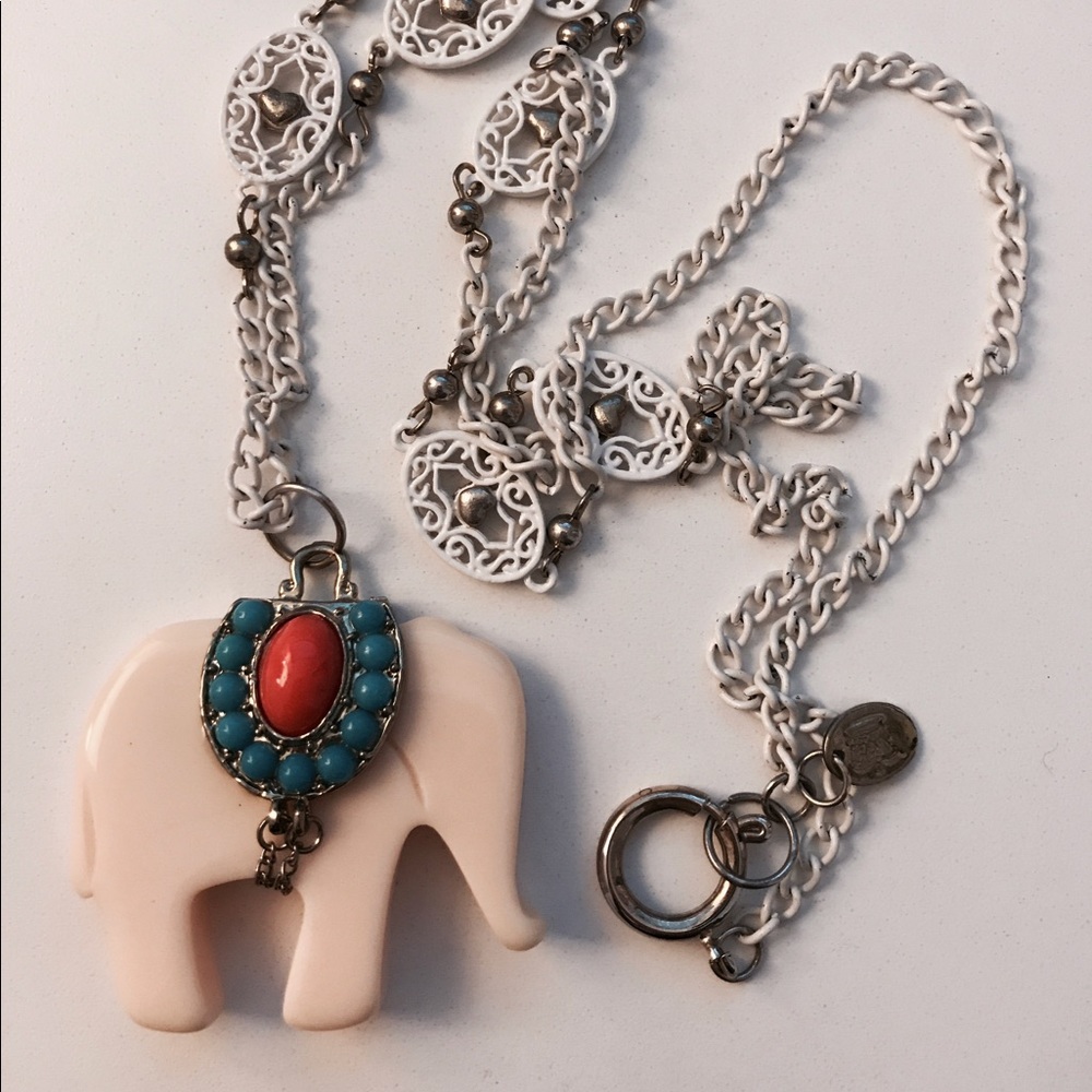 Juicy couture elephant necklace