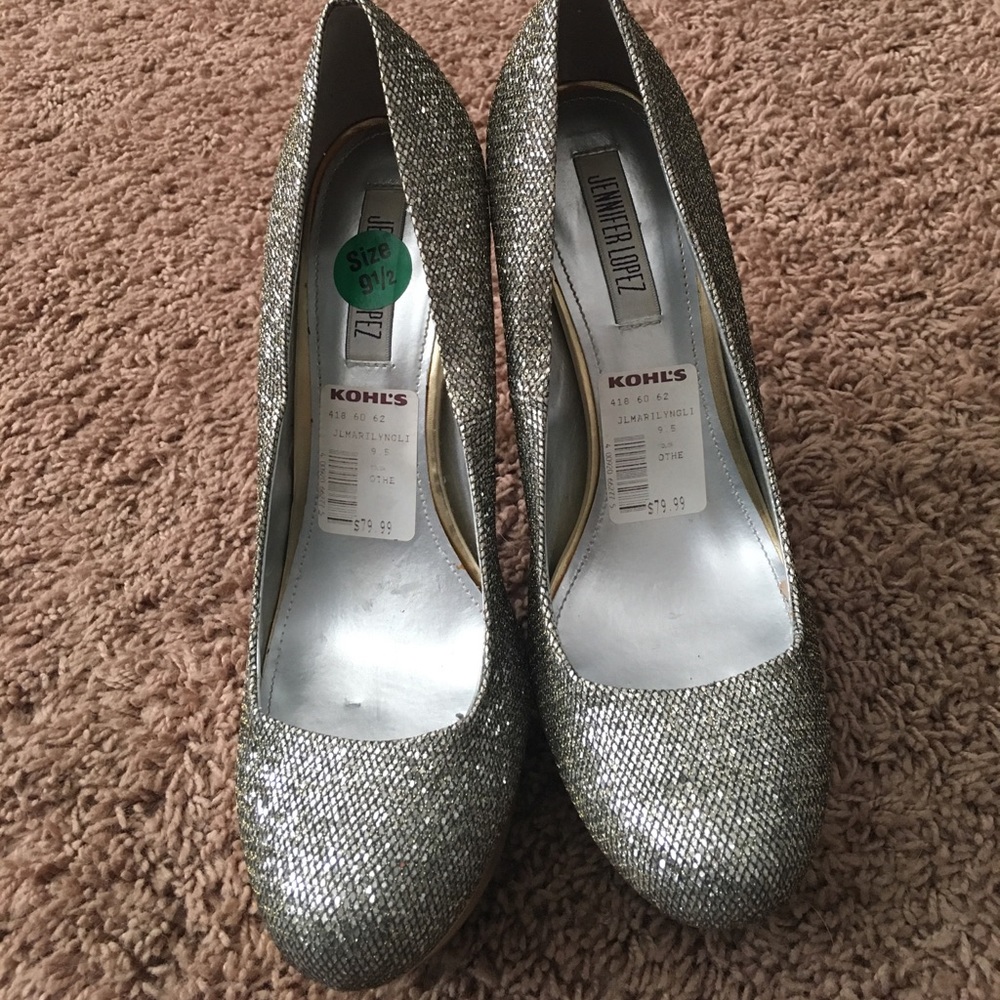 Jennifer Lopez Marilyn Glitter Heals Size 9.5