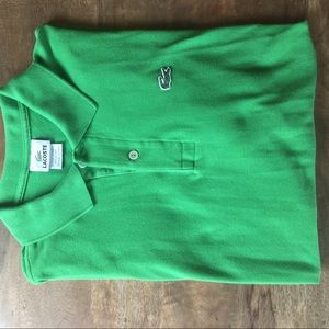 Green Lacoste Men's Polo