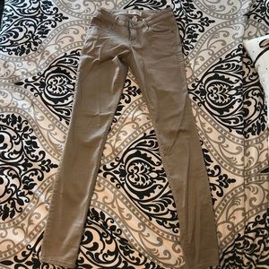 Express khaki skinny jeans