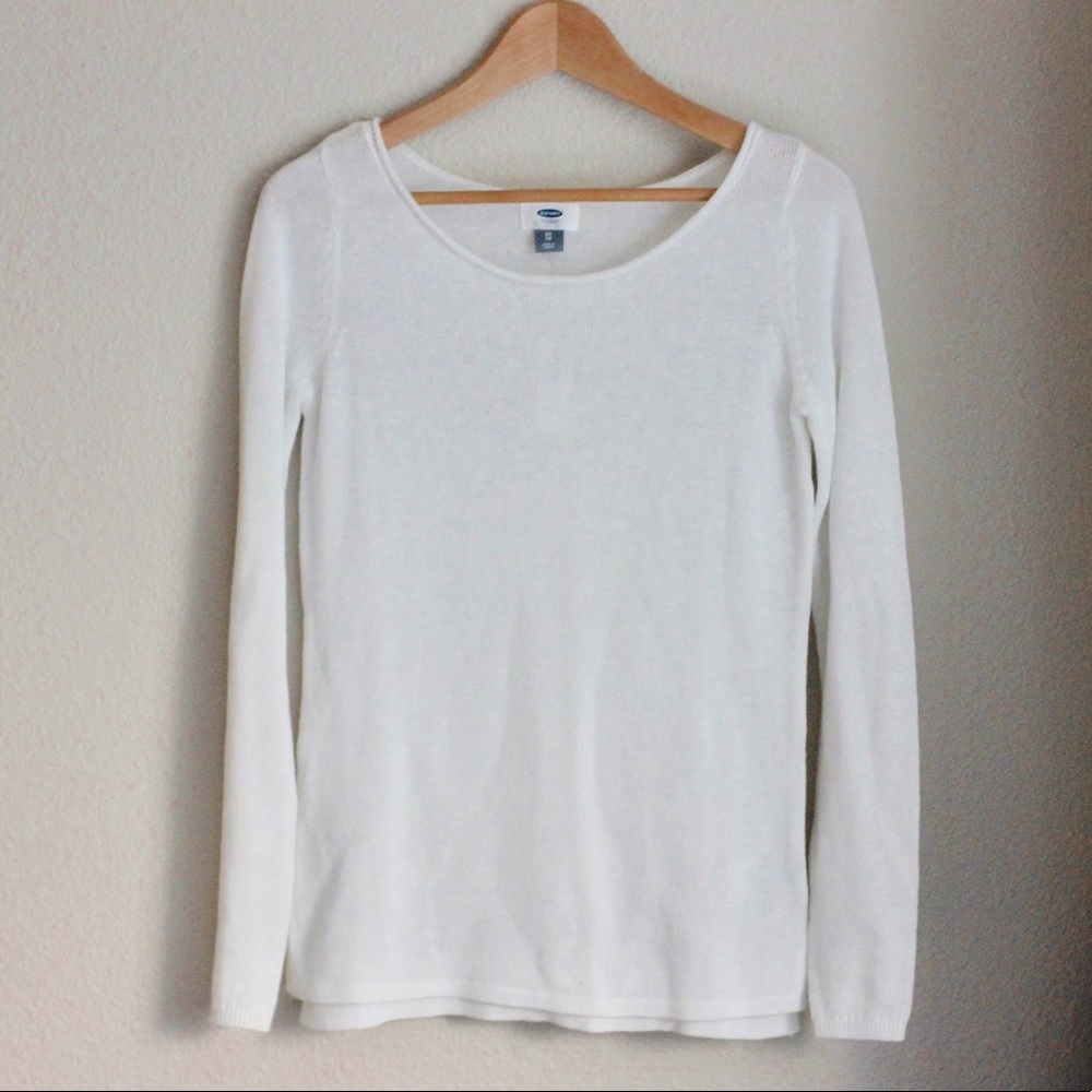 Old Navy White Sweater-NWT