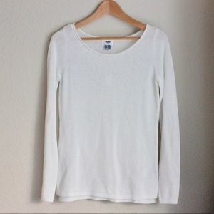 Old Navy White Sweater-NWT