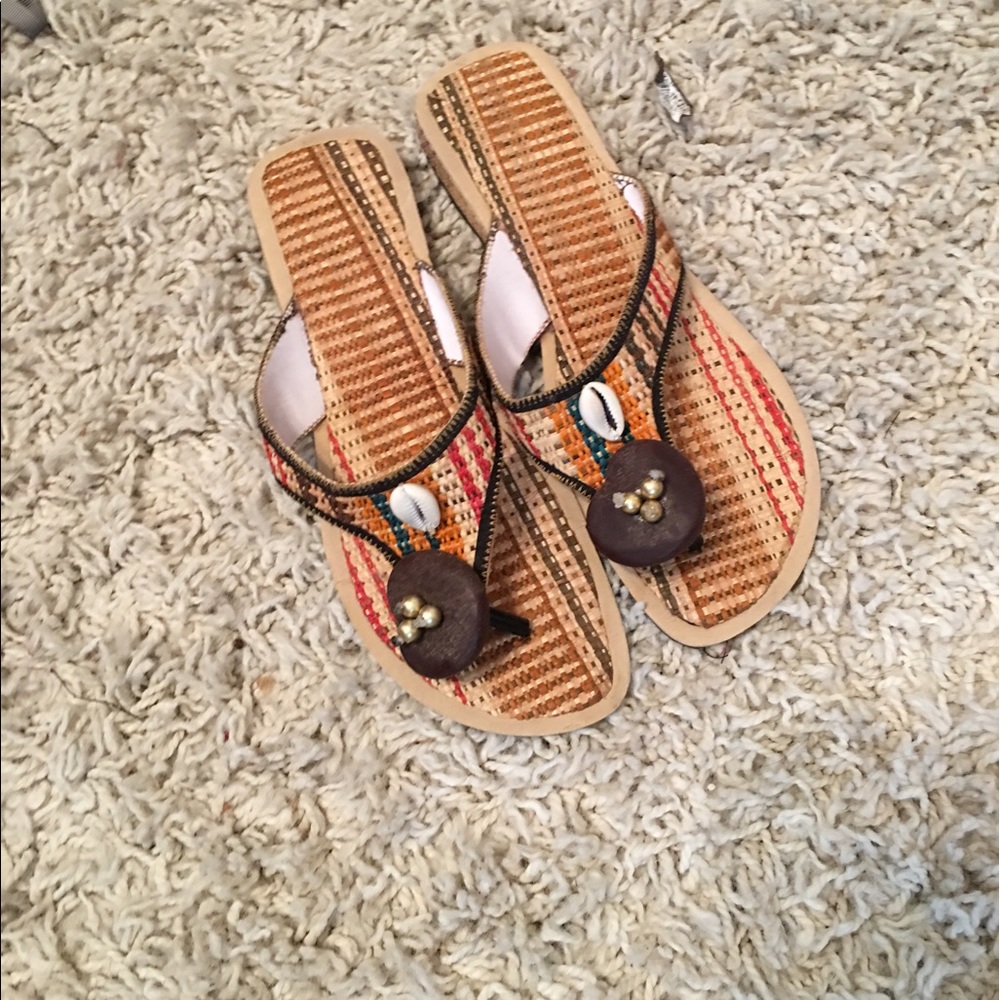 African traditional sandals size 8