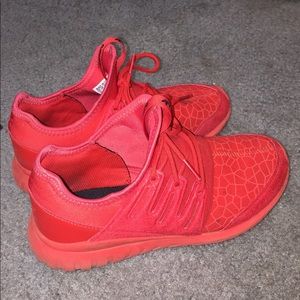 Flashy Red Adidas