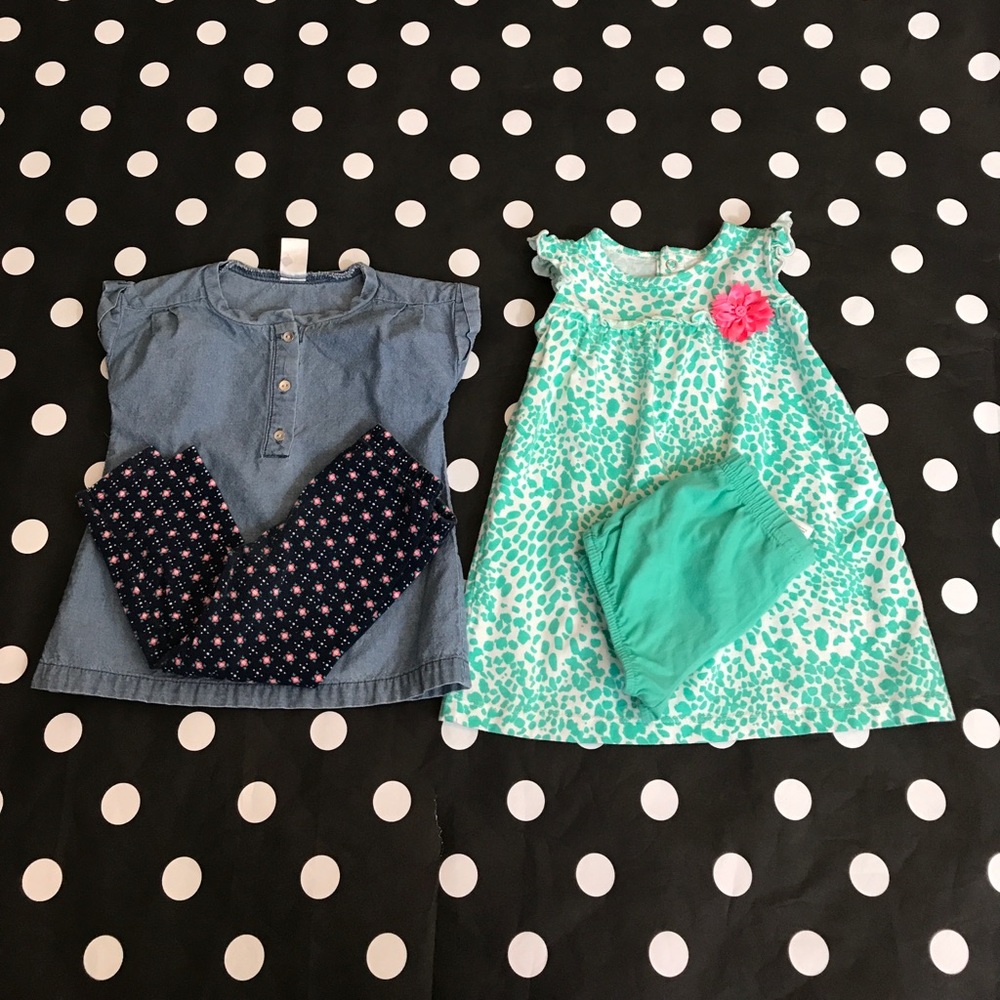 🚫SOLD🚫 Bundle - Pants and Dress Carter's Outfits