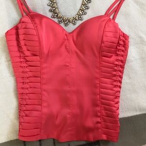 Bebe corset style tank