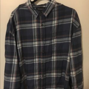 Blue long sleeve pacsun button down