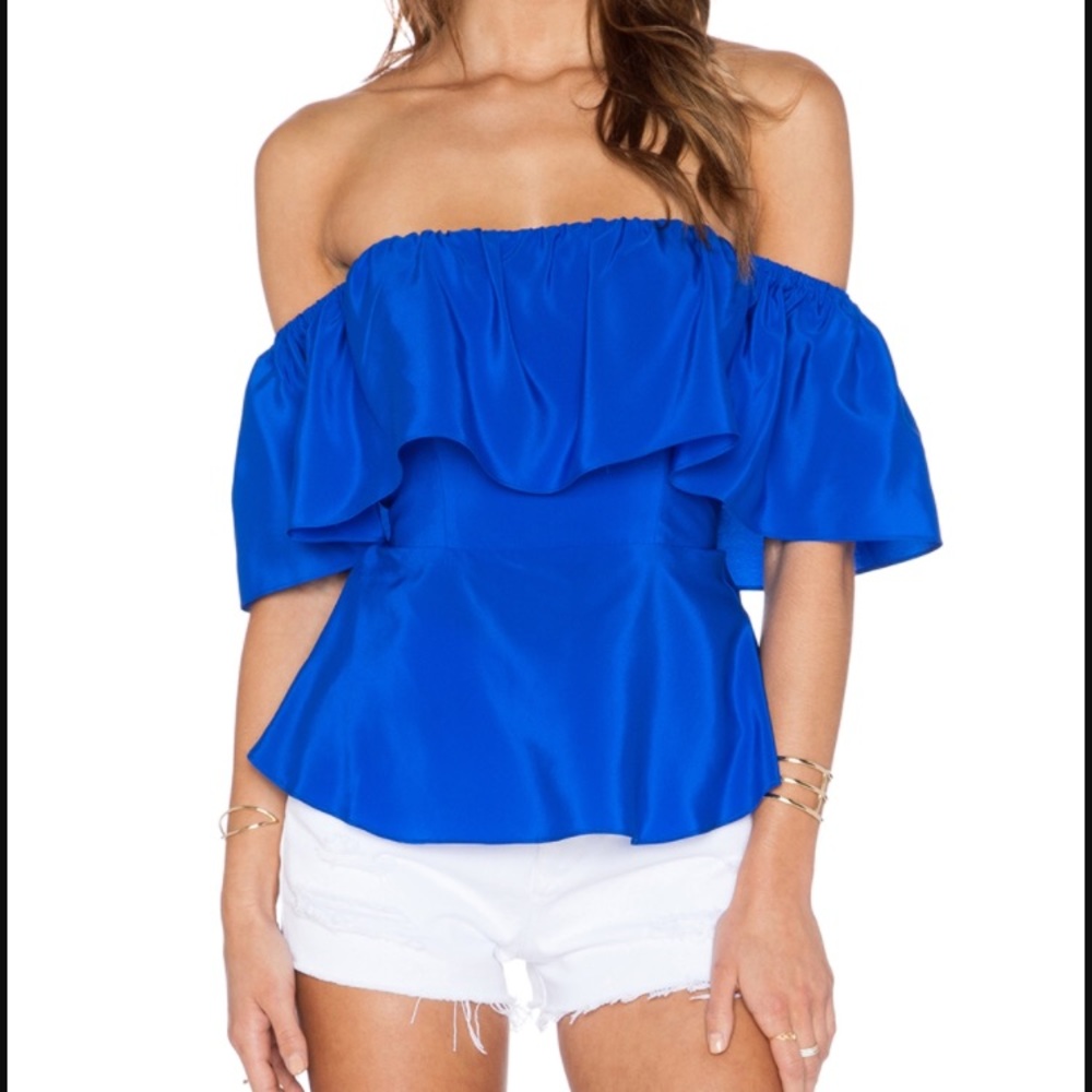 Amanda Uprichard Off the shoulder top