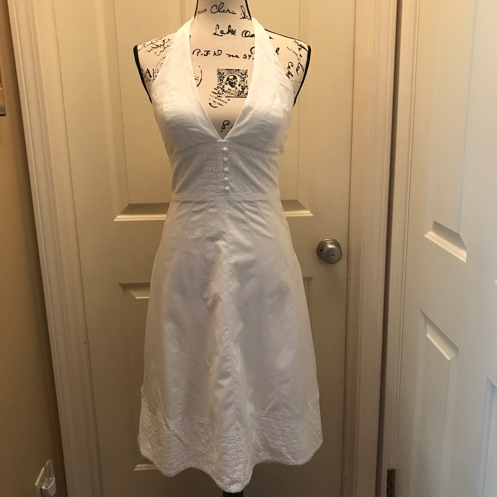 White House Black Market halter dress