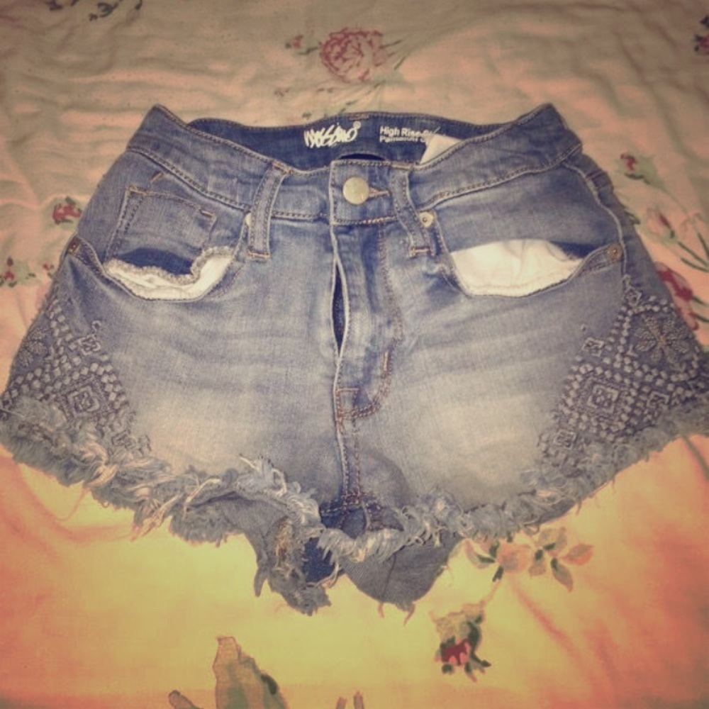 High waisted shorts