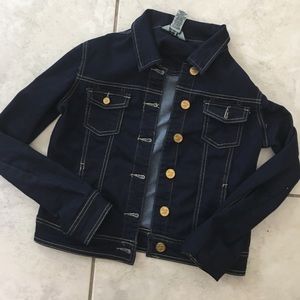 Dark denim jean jacket
