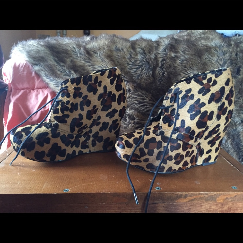 Steve Madden, Annie L, leopard print wedge