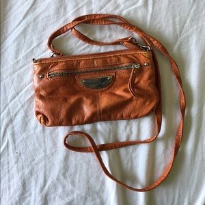 Leather clutch