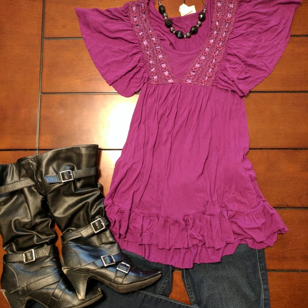 Purple blouse