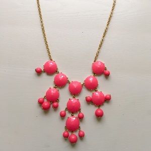 J.Crew Pink Bubble Necklace
