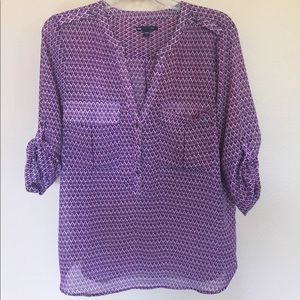 GAP purple blouse