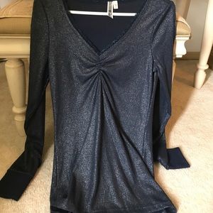 Dark blue shirt long sleeve