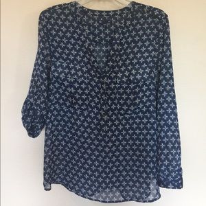 GAP blue blouse
