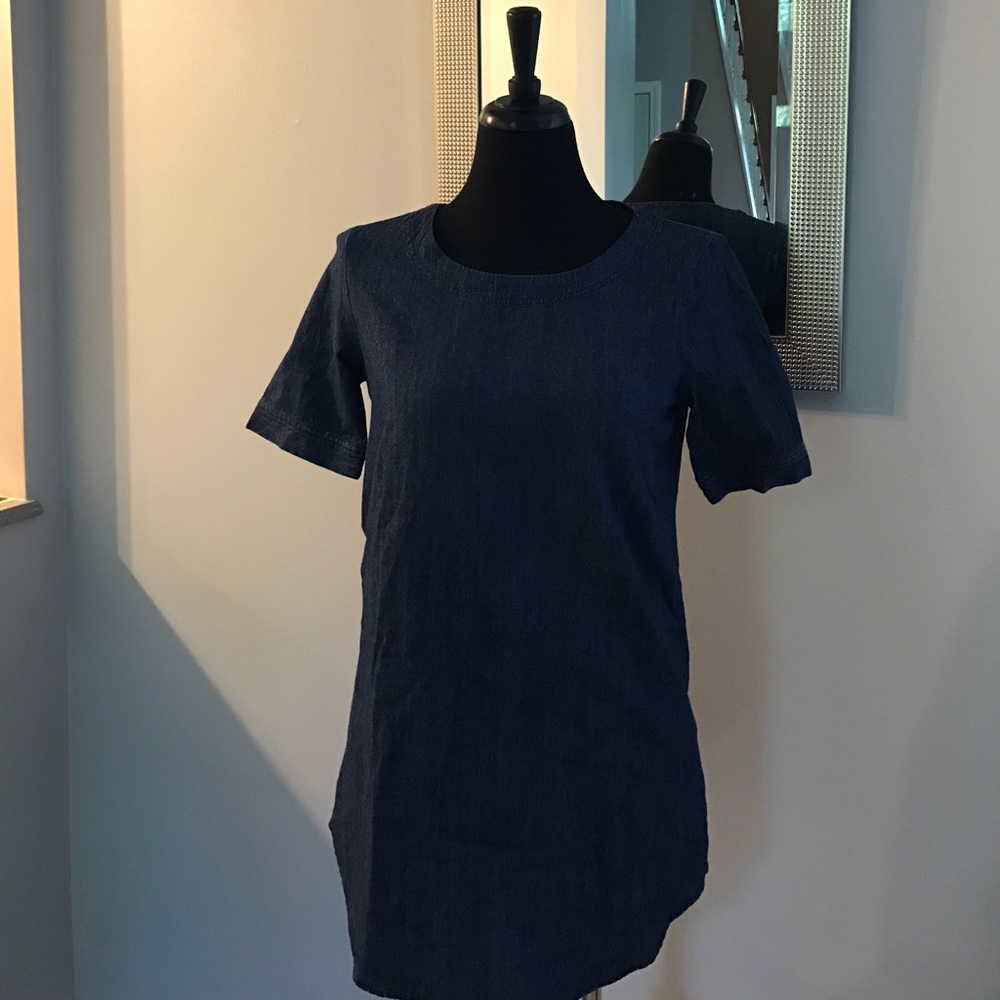 Denim Shift Dress