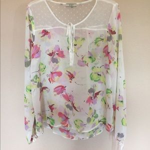GUESS floral blouse