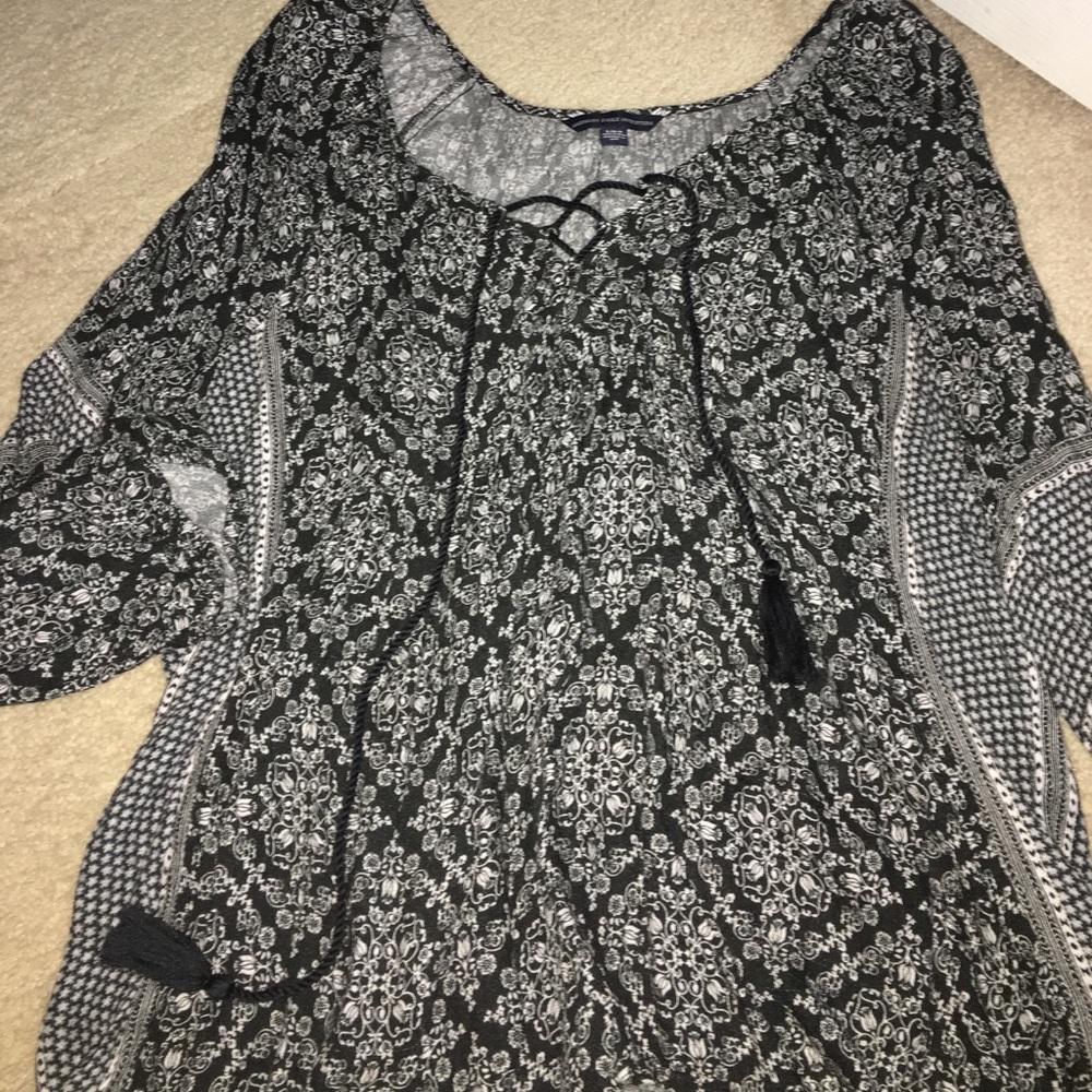 American eagle long flowy shirt