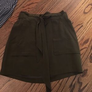 army green madewell skirt