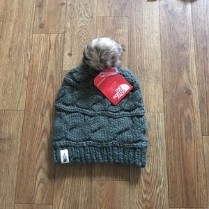 The North Face triple cable winter hat