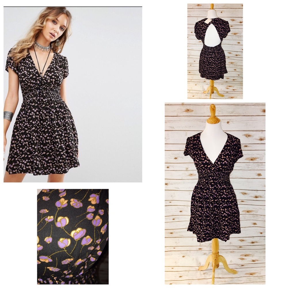 NWT Free People Pretty Baby Mini-Dress Sz Large