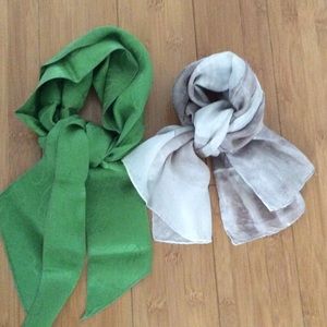 Silk scarves