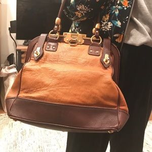 Zac Posen brown leather bag