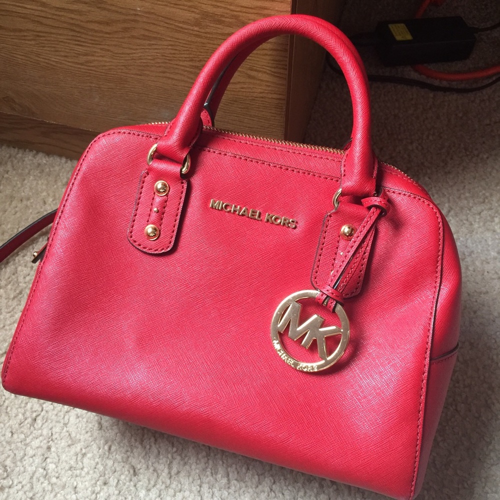 Michael Kors Jet Set Small Saffiano Satchel Purse