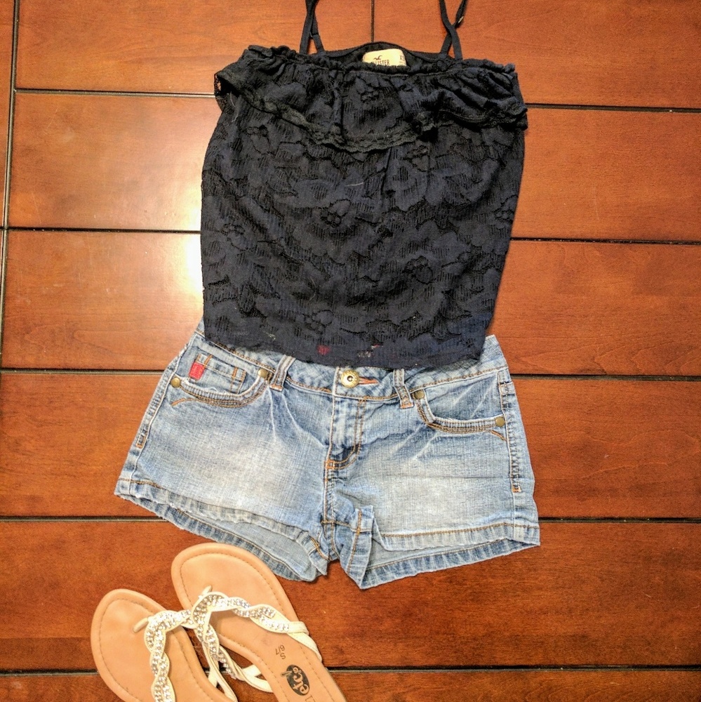 Navy blue tank top