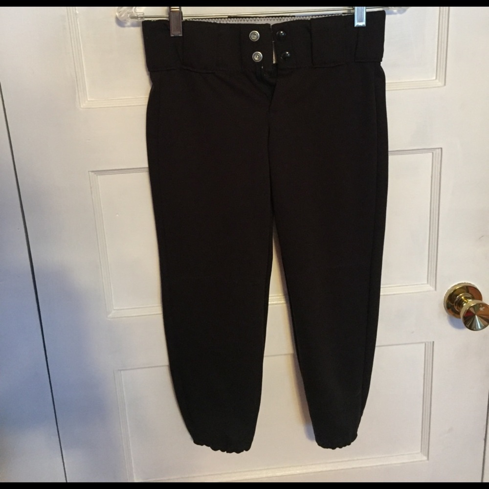 Black Softball Pants