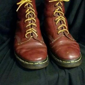 Dark Red Dr. Martens